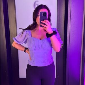 Abercrombie & Fitch Cropped Blouse